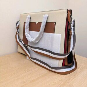 Briefcase for Women Leather Laptop 15.6 Inch Business Ladies Work Computer Tote